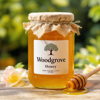 Raw unfiltered local honey 500 g